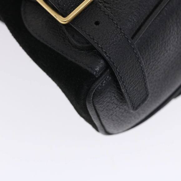 GUCCI Bamboo Backpack Suede Black 003.1705.0030 Auth 49982 - Picture 15 of 16